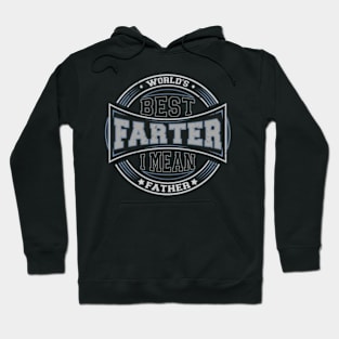 World's Best Farter I Mean Father Father's Day Retro Dad Hoodie